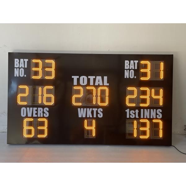 LED Cricket Scoreboard With 8mm Acrylic Board Front Face