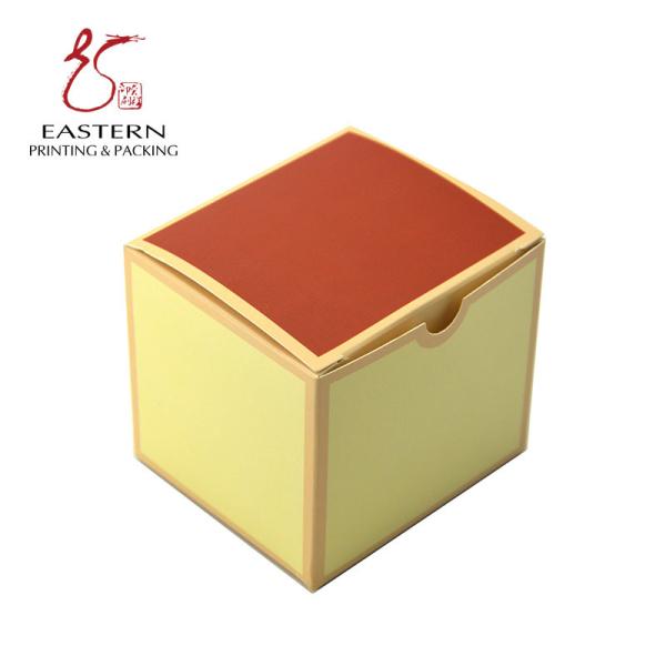 SGS Foldable Cardboard Cosmetic Packaging Custom logo printed