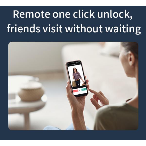 S829MAX Wifi Camera Lock Tuya APP Digital Viewer Lock Biometric Fingerprint Smart Door lock