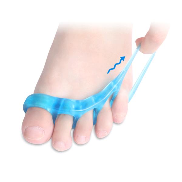 Blue Bunion Corrector Set , Gel Toe Separators For Bunions