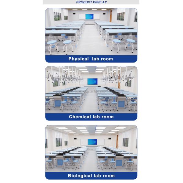 Customized School Chemcial Lab Table For Experiment And Teaching In White