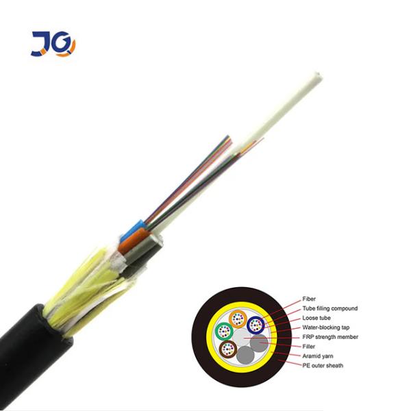 ADSS Span 50m 48 96 Core Aerial Fiber Optic Cable 1km