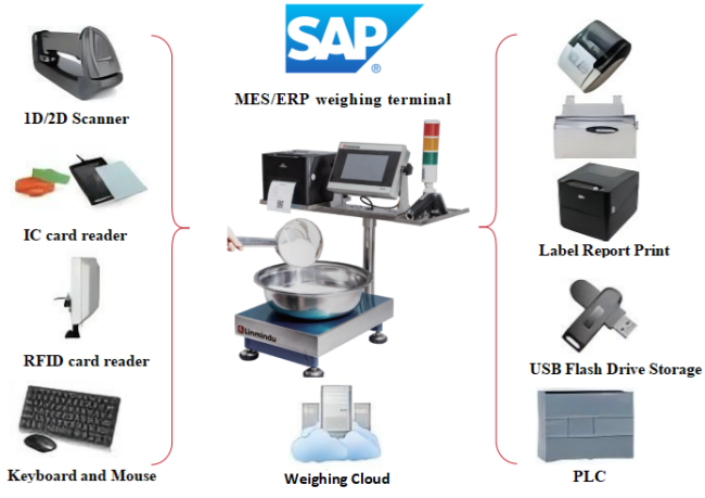 Packaging Batching Intelligent Weighing Systems Precision Electronic Balance 220V