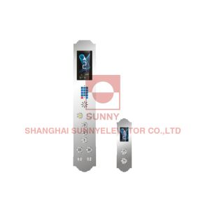 China Passenger Elevator Car Operating Panel With 7 Segment Display on sale