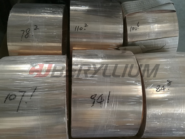 CuBe2 C17200 Strips Hard ( BrB2 Solid ) With Negtive Tolerance For Russian Market