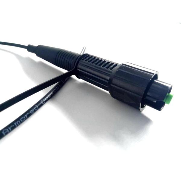 G657A1 LSZH Jacket IP67 huawei mini SC pre connectorized drop wire Fiber Optical Patch Cord