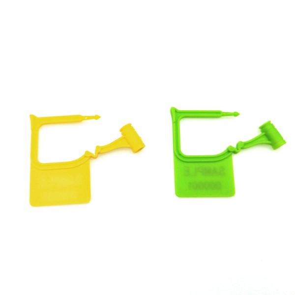 Disposable Mini Plastic Padlock Security Seal Self Locking Mechanism 49N Tensile Strength