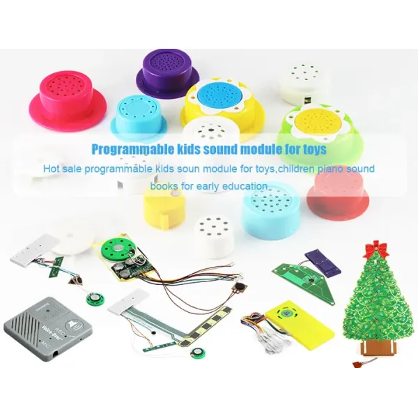 Waterproof Sound Module with Customizable Sound Duration and Replaceable Battery for Plush Toys