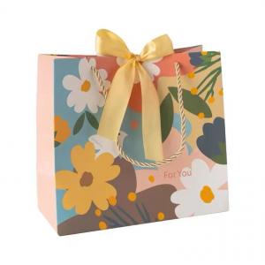 Quality Colorful Art Paper Printed Paper Shopping Bag For Clothing Gift Packaging for sale