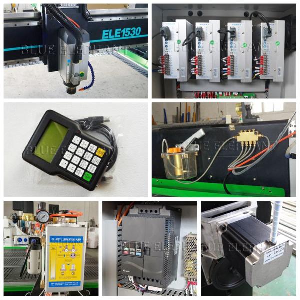 Durable 3 Axis 3D CNC Router Machine Air Cooling With Spindle / Vacuum Pump