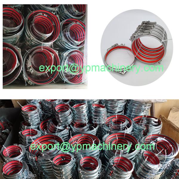 Pull Ring Pipe Clamp Stainless Steel 304 Quick Release Adjustable Bolt Pipe Clamp