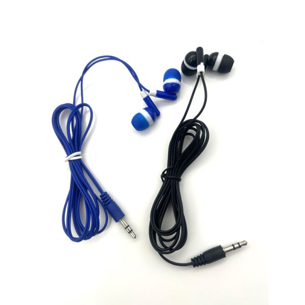 High Grade Consumer Electronics Headsets With Cable 3.5mm Wired Earphone Earbuds for Airline Frequency Range 20Hz 20KHz