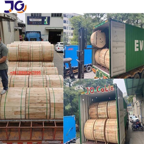 ADSS All Dielectric Self Supporting Fiber Optic Cable 48 Core Span 120m