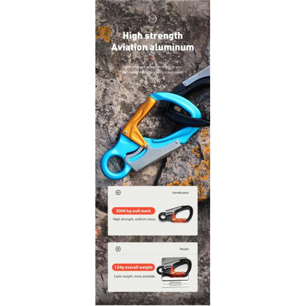 Climbing Hook Ergonomic Handle Secure Attachment Outdoor Exploration