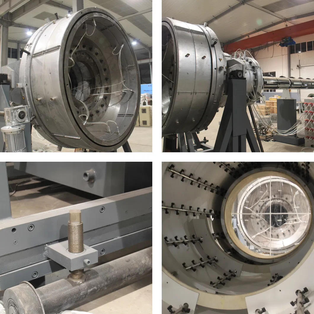 High Efficiency Computerized PE Jacket Pipe Production Machine with Dust-Free Planetary Cutting for PUF Pre-Insulated Pipes
