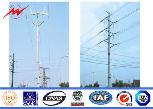 China 20m Power Tubular Steel Structure Electrical Transmission Poles 33kv Line Array Tower on sale