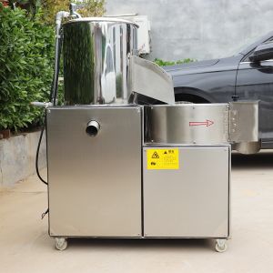 Automatic Potato Peeling & Cutting machine/Potato Chips Slicing Machine