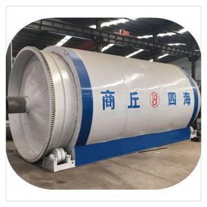 China Top- Waste Plastic Tyre Rubber Oil Sludge to Energy Fuel Oil Machine 30000 kg Weight on sale