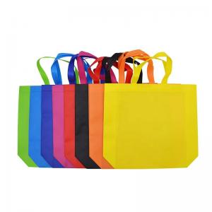 China Printed Non Woven Bag Supermarket Eco Reusable Shopping Tote Bag on sale