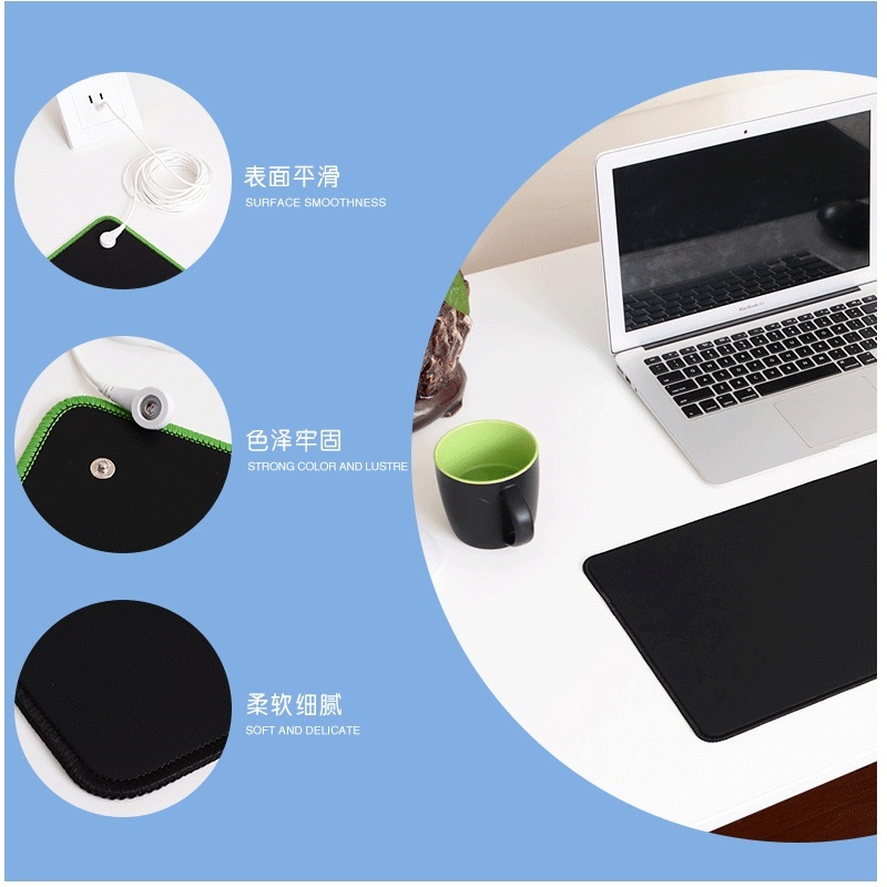 Earthing Mat Universal Grounding Computer 2MM Mouse Pad for Work Efficiency