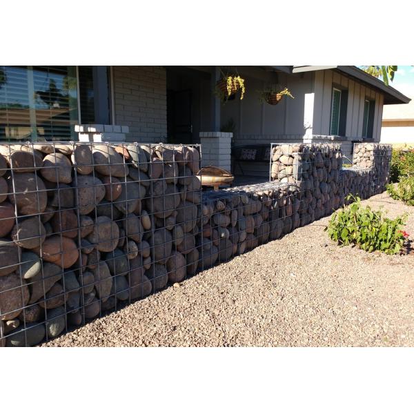 Square 5mm Welded Mesh Gabion Hot Dip Galvanized