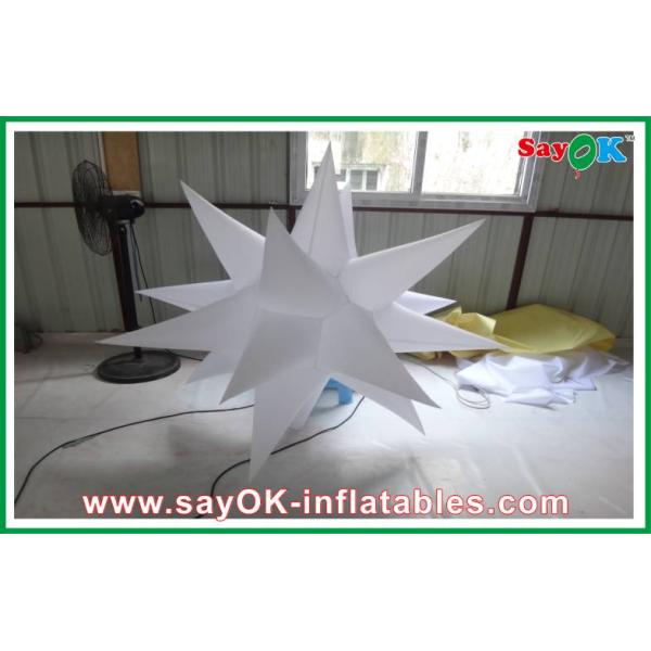1.5m Diameter Inflatable Led Lighting Decoration Inflatable Star Decoratiom