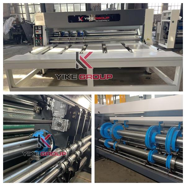 YK-1424 Chain Feeder 2 Color Flexo Printing Machine Corrugated Box Making Machine