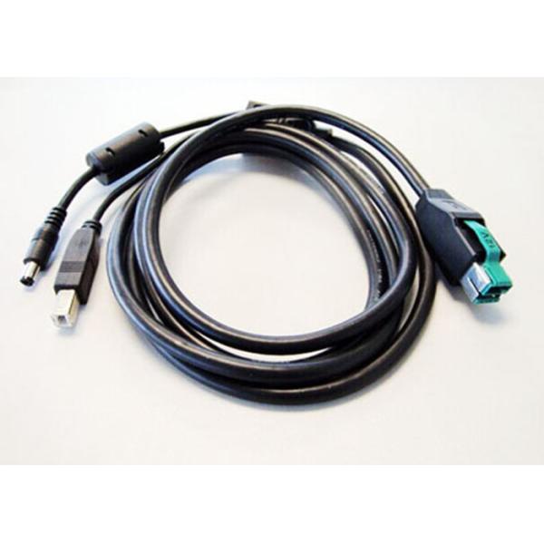 Neater Appearance USB Printer Cable Powered USB 12V USB B Male And 5521 DC Plug