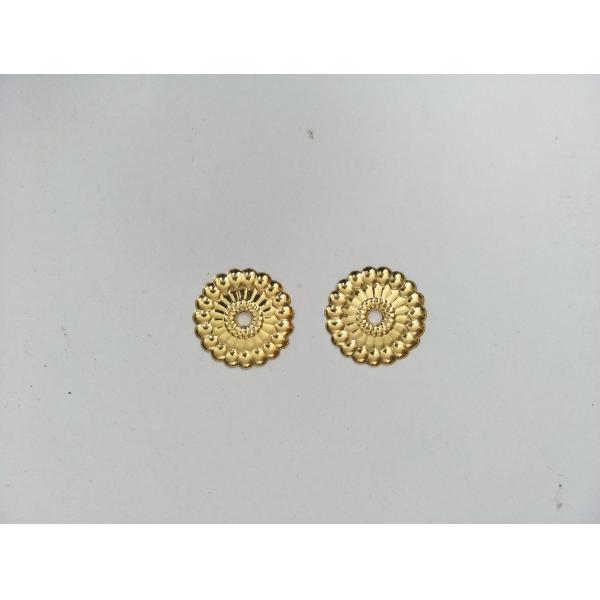 Colored Round Funeral Accessories / Durable Casket Hardware Bracket 4#