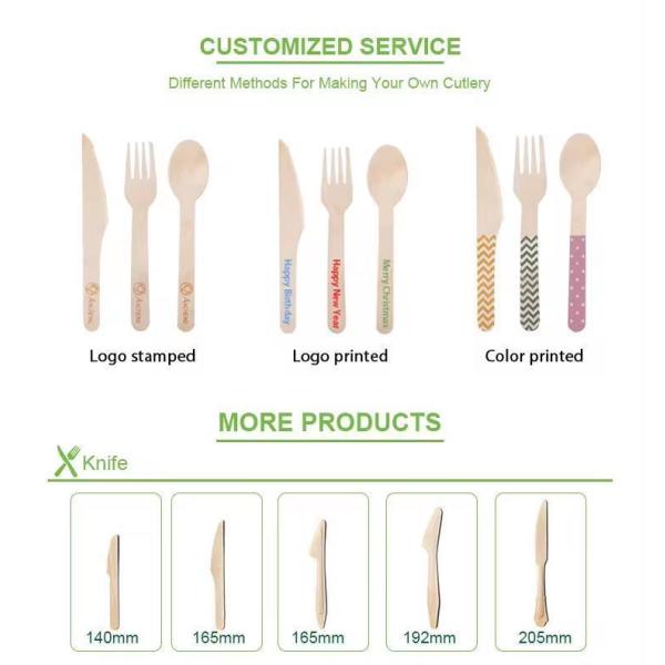Biodegradable Disposable Compostable Small Customizable Wooden Spoon Mini for Standards