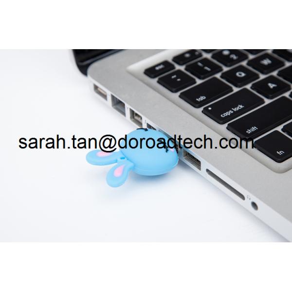 Cartoon Little Rabbit USB Pen Drive/Customized Cartoon PVC USB Disk