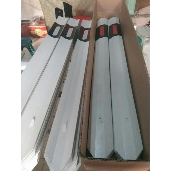 Flexible Reflective Delineator Posts Made from Durable PVC Providing High Impact Resistance and Performance in Harsh Weather