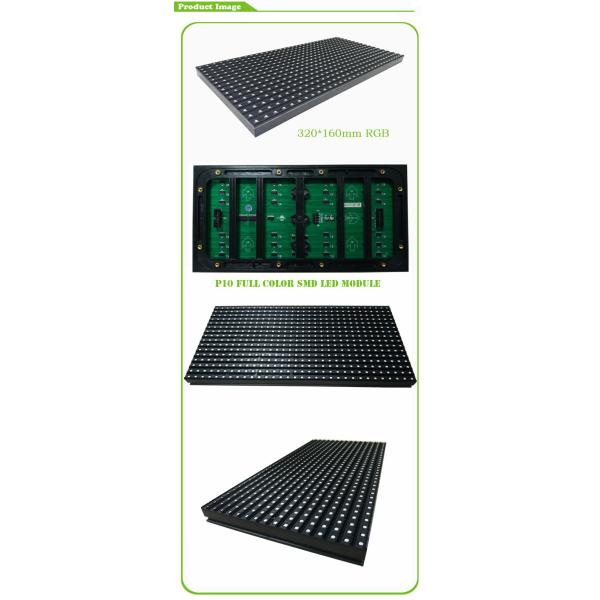 Easy Installation P10 LED Display Module for Subway Stations FCC ROHS
