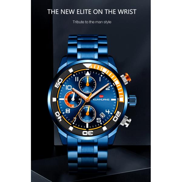 3 ATM Accurate Timing 30M Waterproof Men Quartz Watches