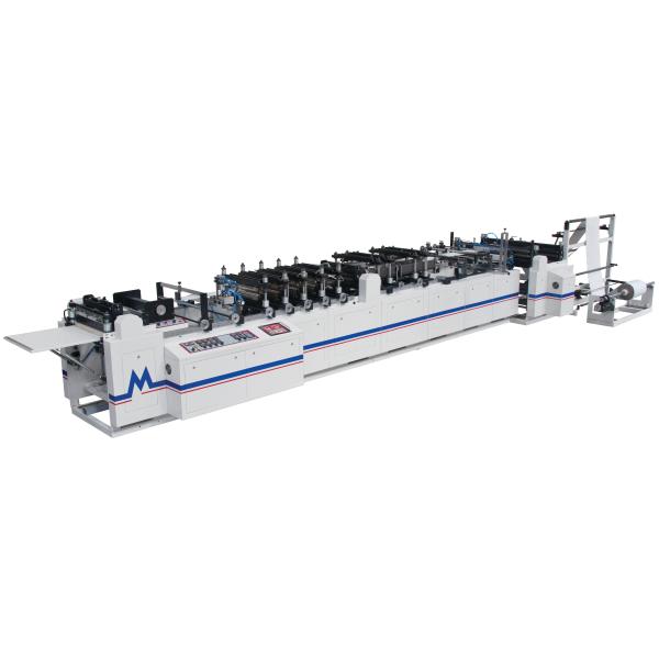 Three Side Sealing Bag Making Machine , Zipper Bag Bag Manufacturing Machine