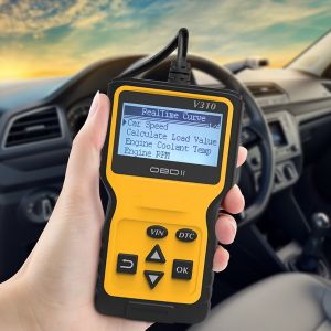 V310 screen display OBD interface car code reader Diagnostic Scanner