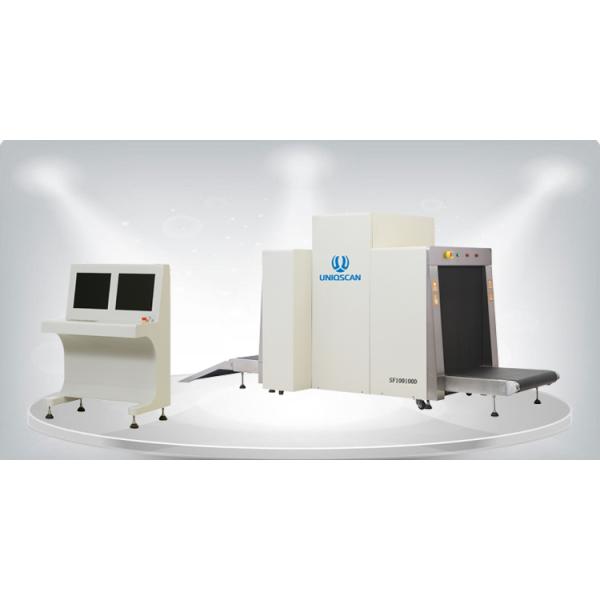 1m*1m Tunnel Size Dual View Baggage Security X-Ray Machines One-key Shutdown Control