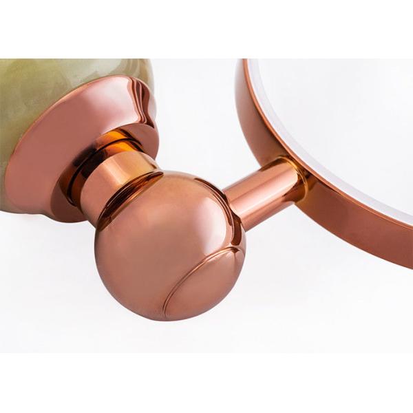 Wall Mounted Bathroom Accessory Brass and Boulder Soap Shower Accessories Holder