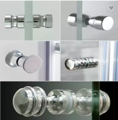 Stainless Steel Glass Door handle Tempered Shower door pull handle Glass Door Knobs