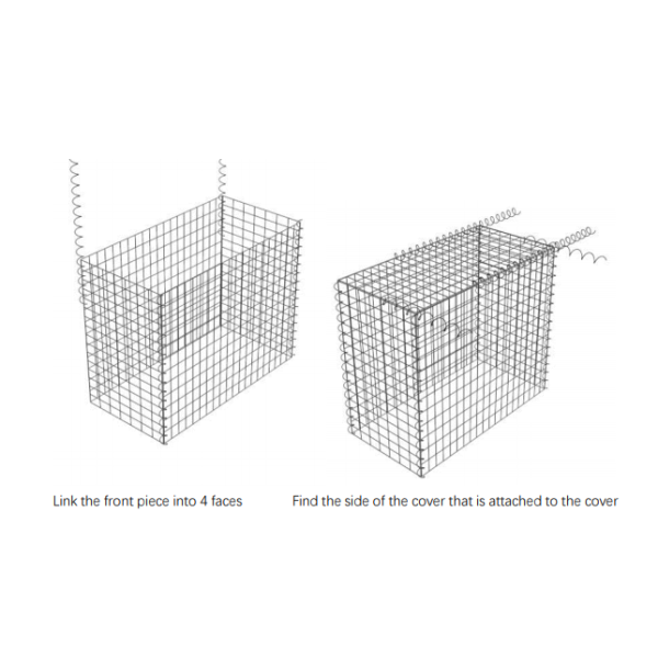 6mm Retaining Flood Control Welded Gabion Basket