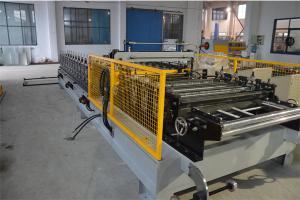 Quality 7.5 kw Chain Transmission PU Wall Panel Roll Forming Machine PLC Panasonic for sale