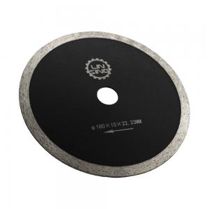 Quality High Speed Straight Smooth Edge 110mm Diamond Saw Blade for Ceramic Tile Cutting for sale