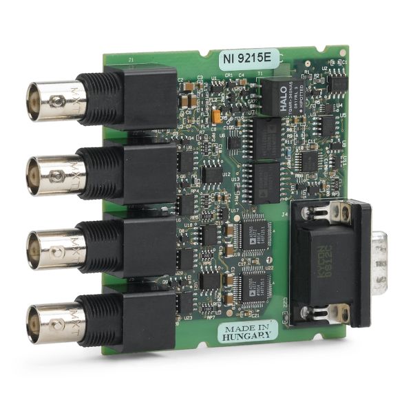 Customizable National Instruments SbRIO-9215 4-Channel Voltage Input Module with 250 Vrms Isolation and Simultaneous Sampling