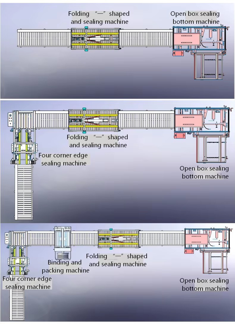 Semi-Automatic Straight Carton Sealing & PP Band Strapping Left & Right Drive All-in-One Machine