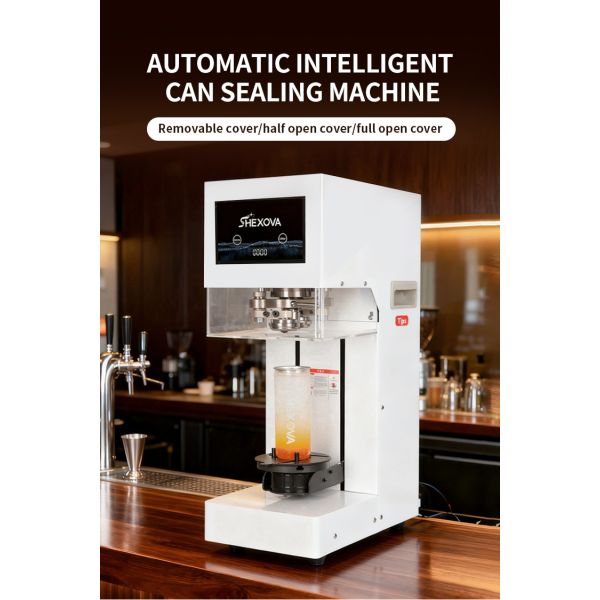 Fully automatic electric can sealing machine front view