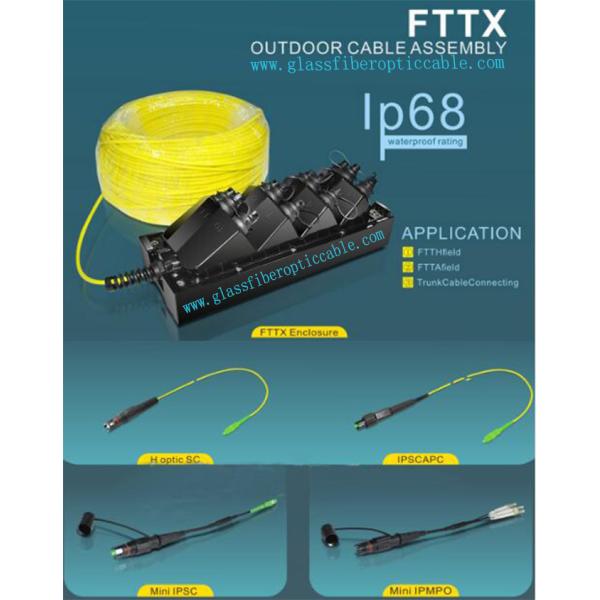 Aerospace Fiber Optic Patch Cables Supertap Connector Assemblies