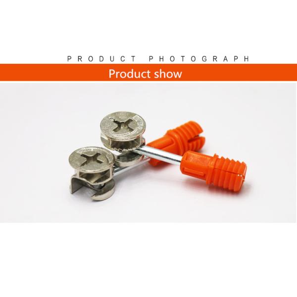 Plastic Bolt Mini Fix Cam Lock Fastener Connecting Quick Assembly Expanding Dowels