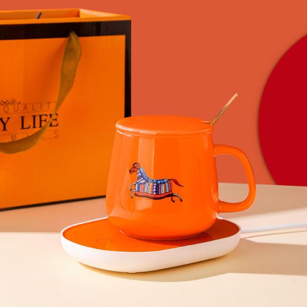 Ceramic Warm Cup Constant Temperature Coffee Cup for Perfect Temperature Control