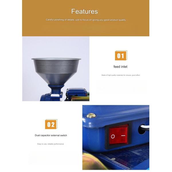 Multifunctional Grain Processing Equipment Adjustable Thickness Grain Grinder Machine