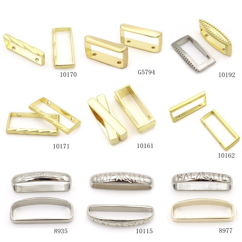 40mm D Shape Belt Keeper | Custom Engraving Logo Belt Loop Slider